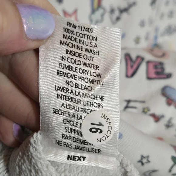NWT Frank and Eileen Hoodie Doodle Raw Edge Sweatshirt California Dreamin XS - Picture 13 of 16